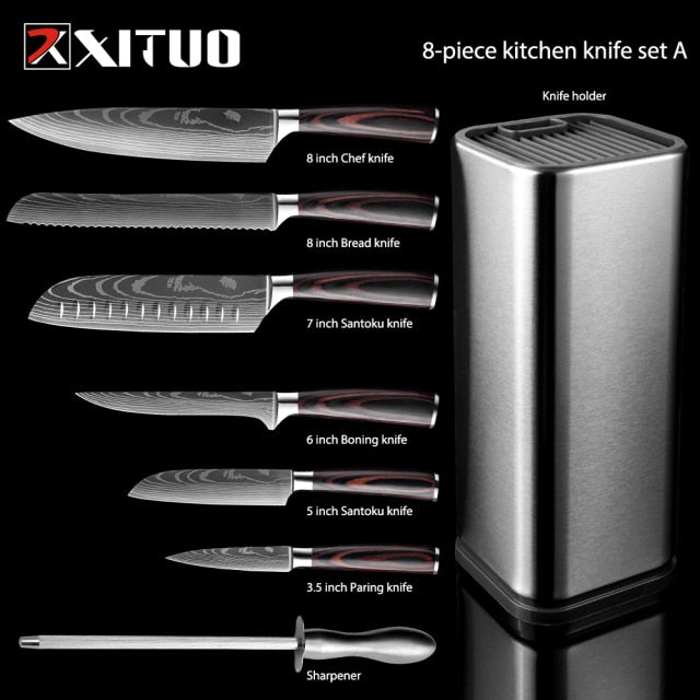 Damascus Kitchen Utility Knife