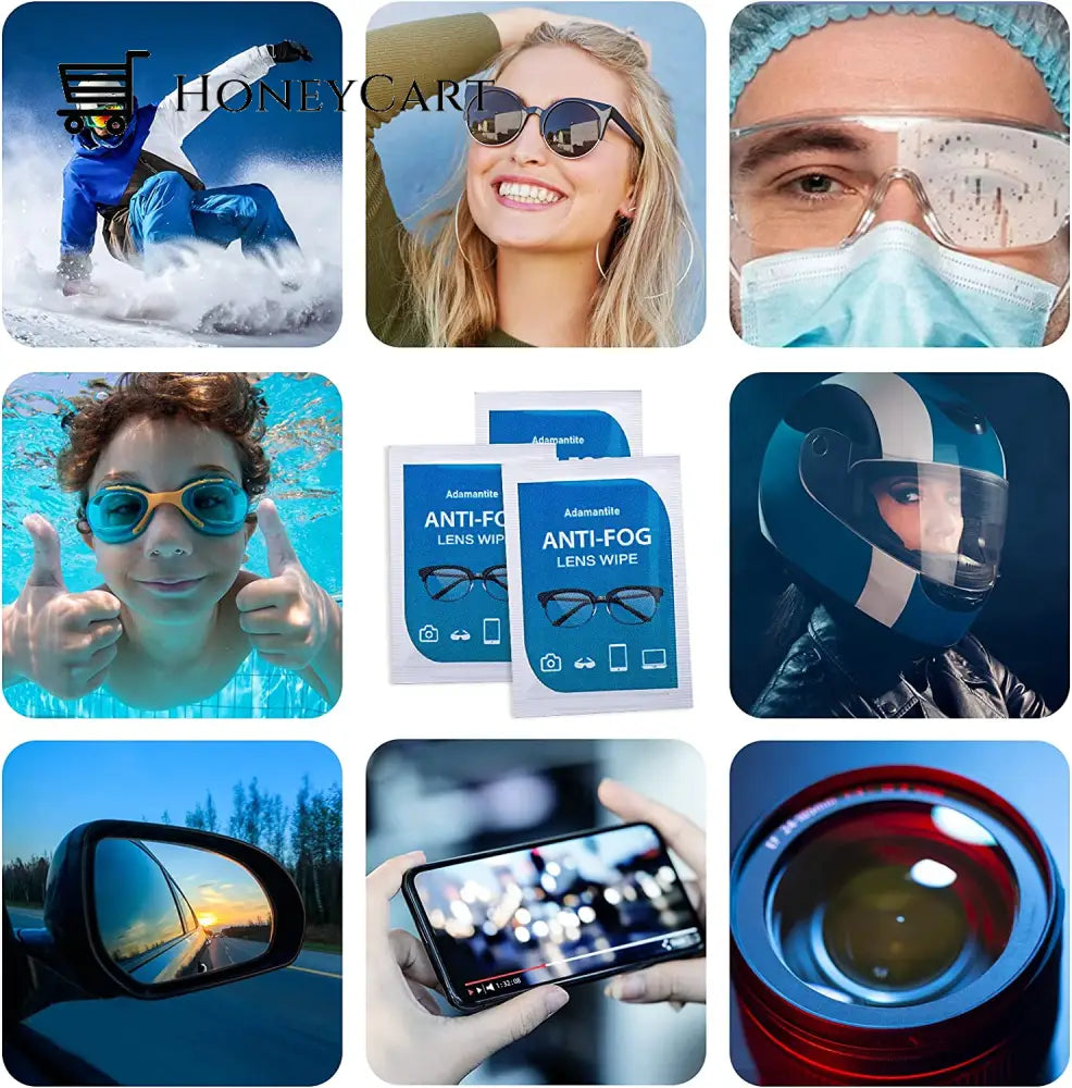 100 Pcs Anti-Fog Lens Wipes--Buy 2 Get 1 Free Now3 Boxes