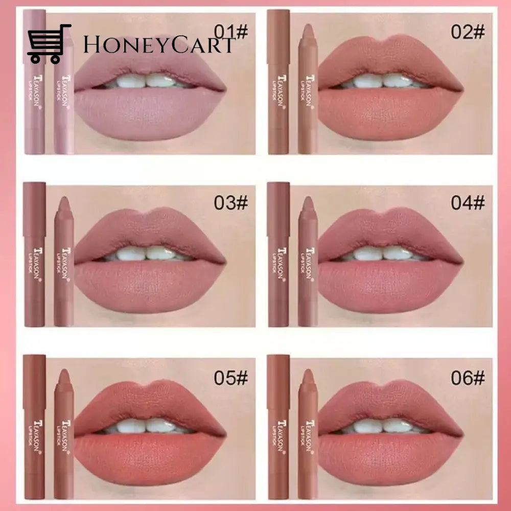 12 Colors Matte Lipstick Pen #1 Lipstick