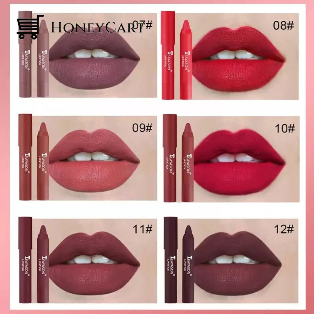 12 Colors Matte Lipstick Pen #7 Lipstick