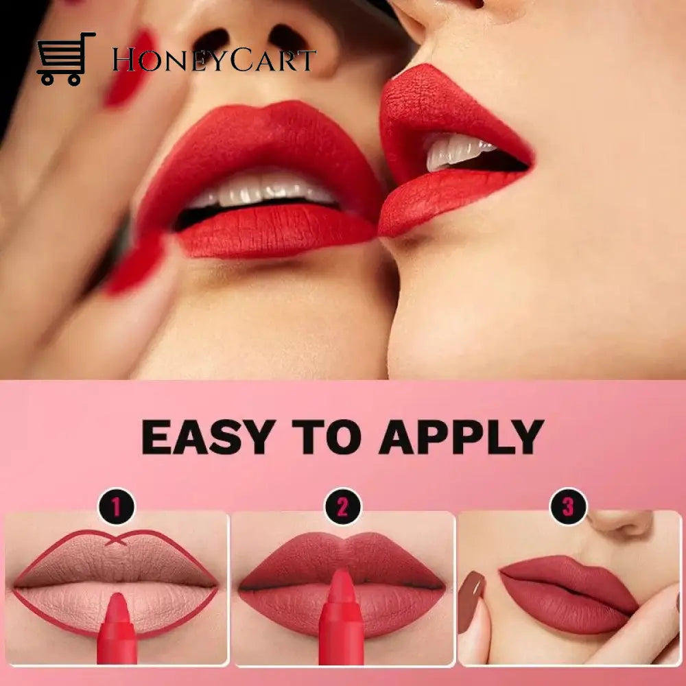12 Colors Matte Lipstick Pen Lipstick