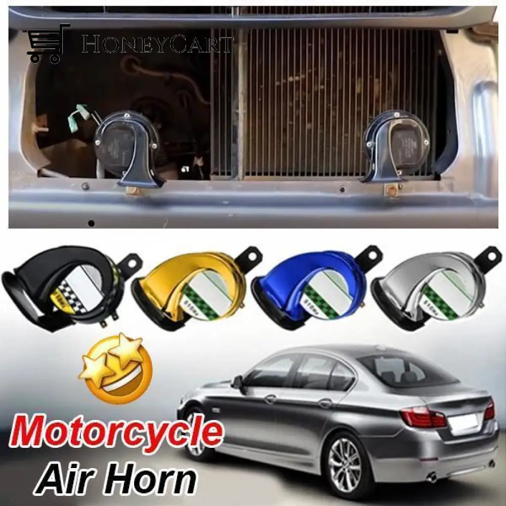 12V Air Horn Multi-Tone & Claxon Horns