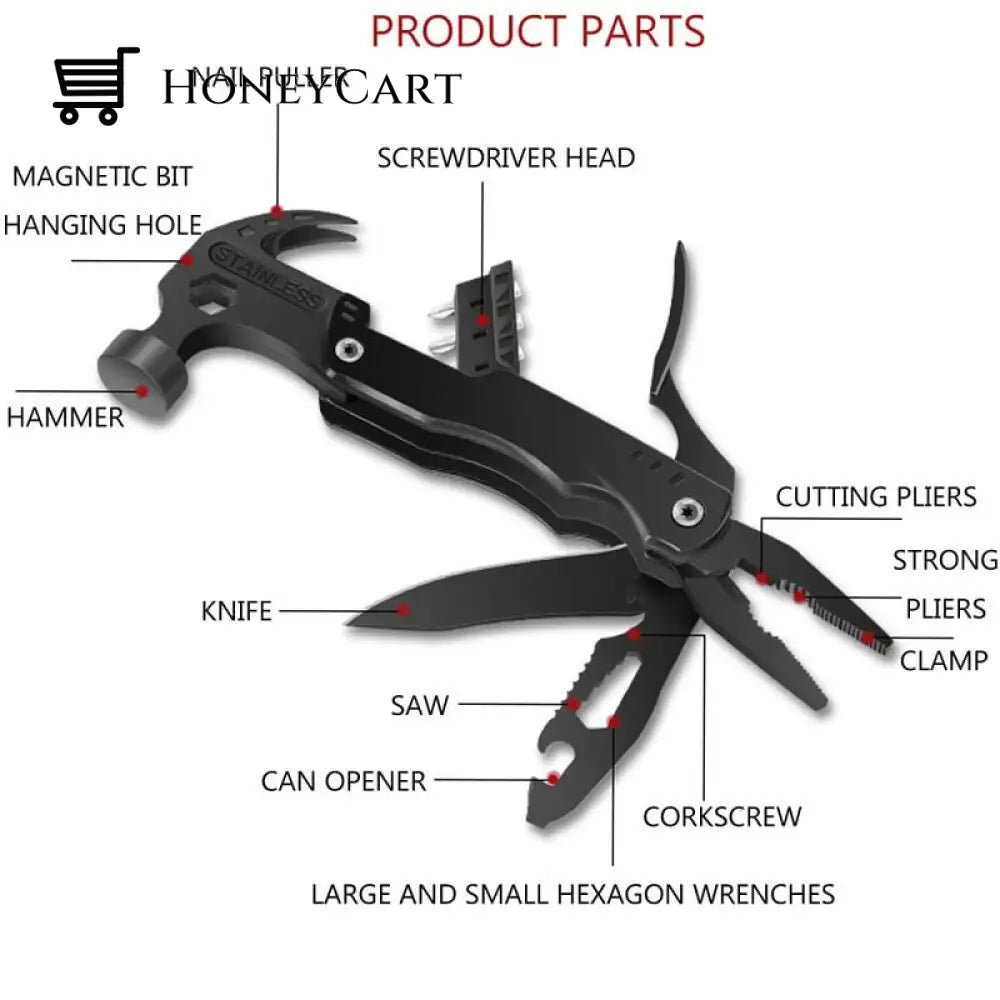 14-In-1 Multi-Functional Hammer