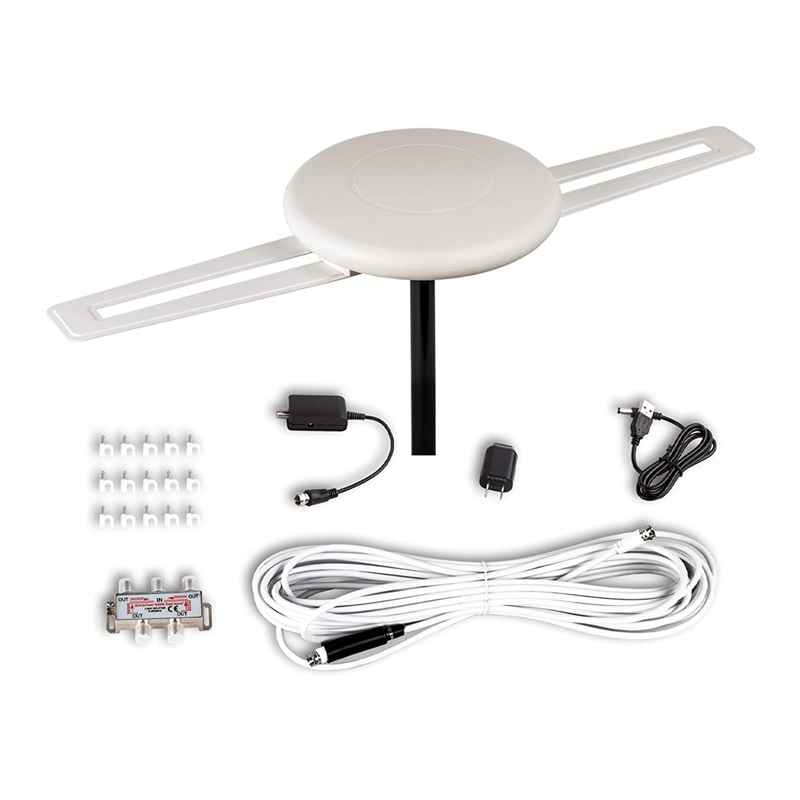 150 Miles Amplified Outdoor Long Range Omni Directional Digital HD TV Antenna