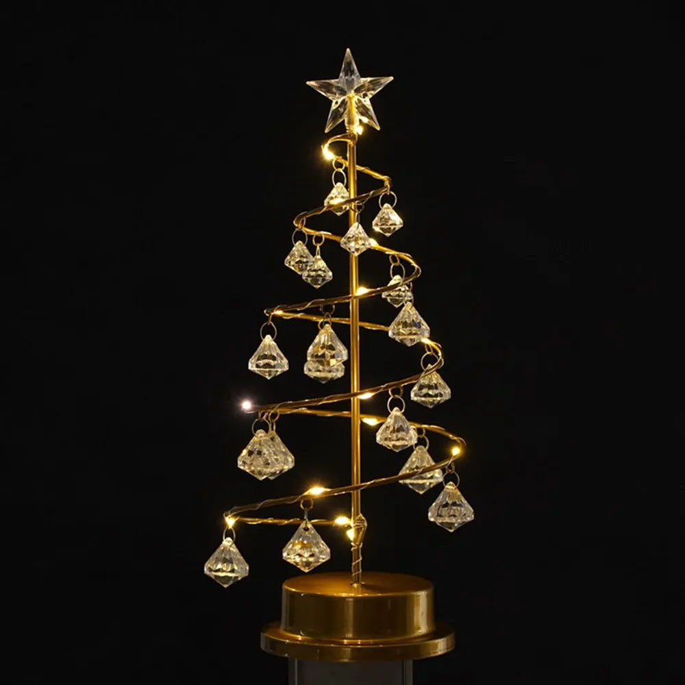 Christmas Crystal Tree Light