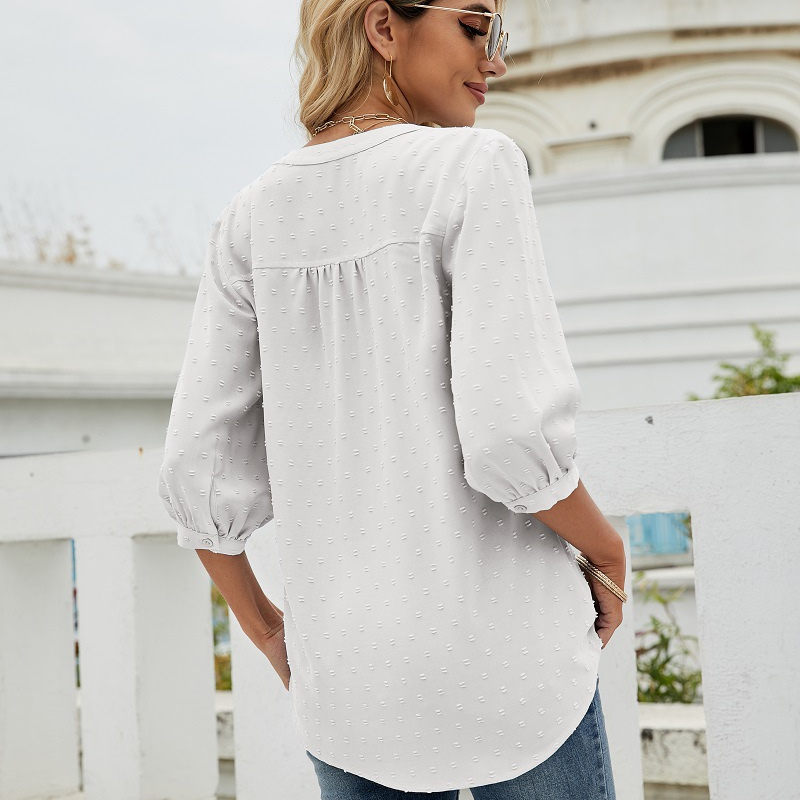 Bell Shape Long Sleeves Blouse