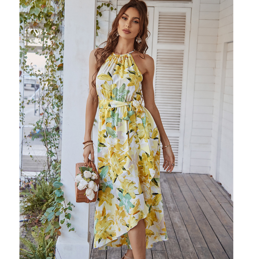 Floral Sleeveless Summer Dress