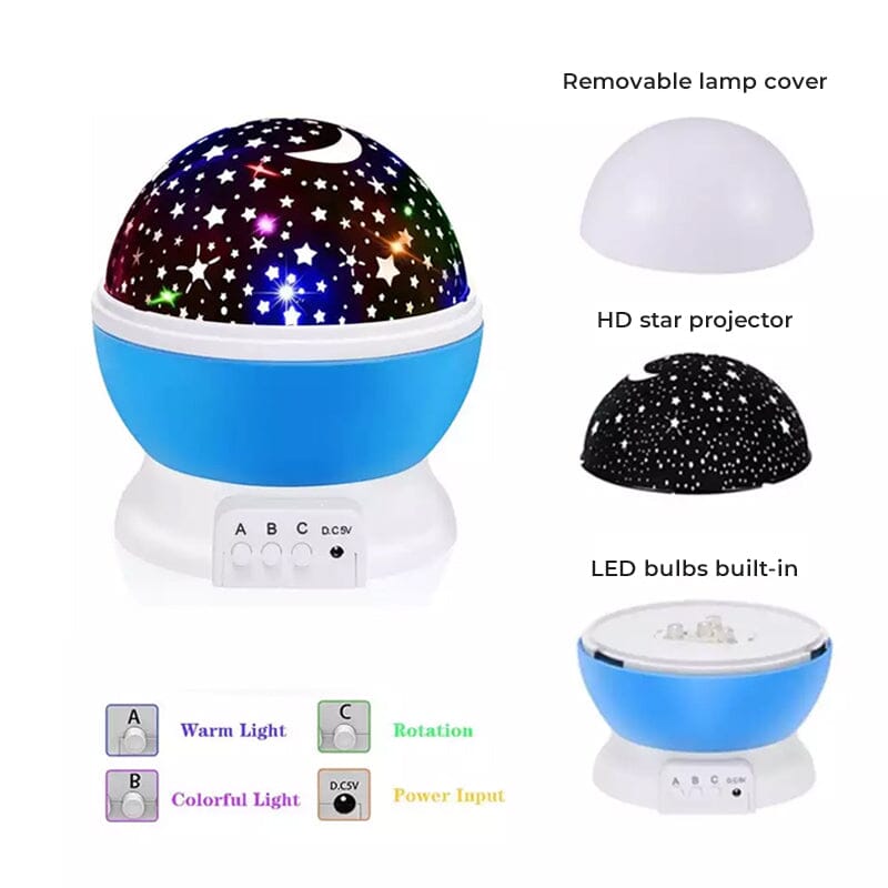 Galaxy Starry Night Light Projector for Kids