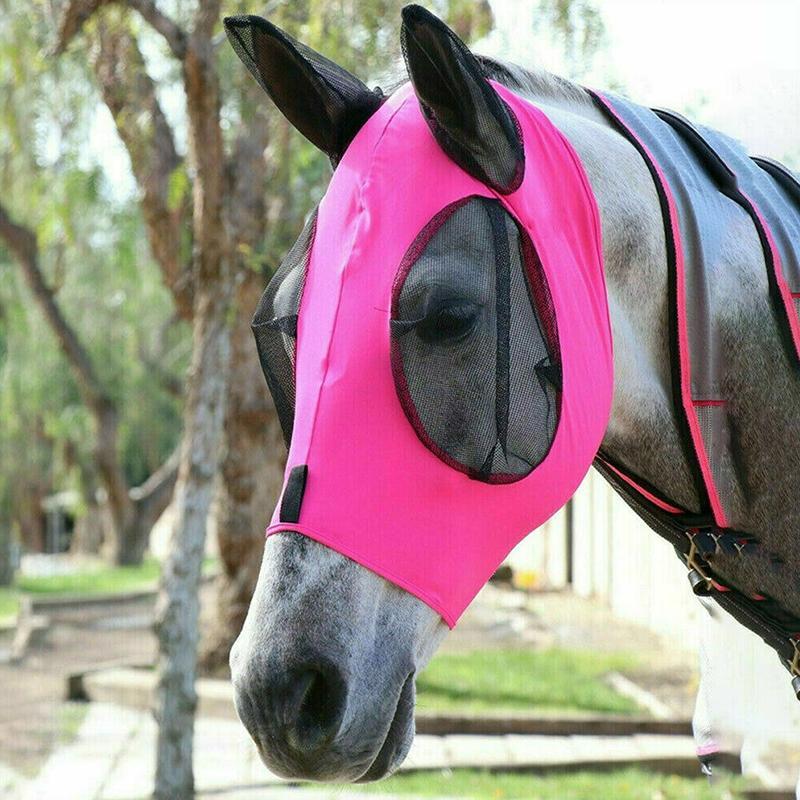 Anti-Fly Mesh Equine Mask for Horse