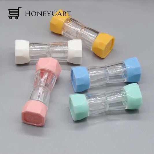 1Pcs Small Cute Portable Contact Lens Travel Eyewear Eye Lenses Case Bag Box Multicolor Container