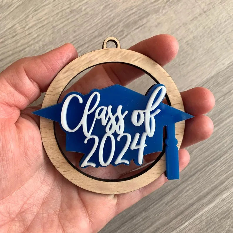 2024 Graduation Wooden Medal Pendant🏅