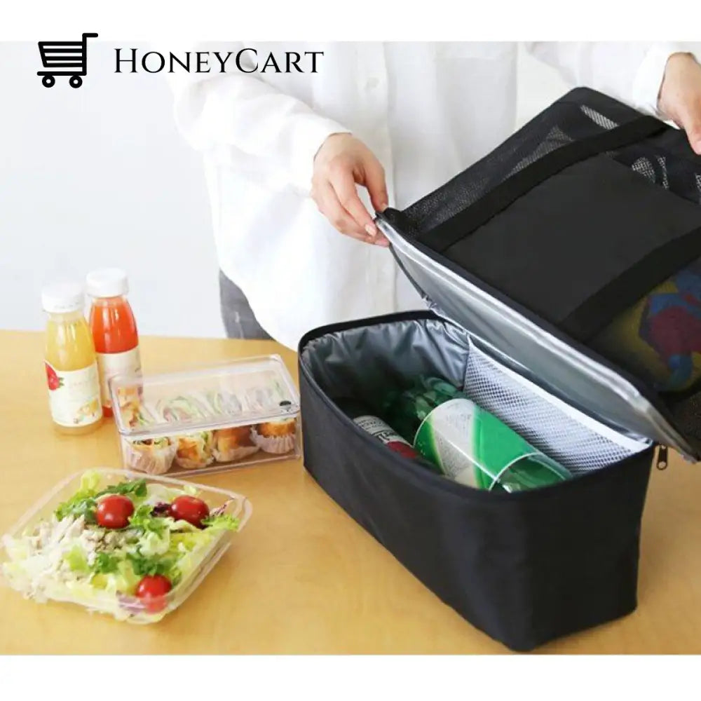 2-Compartment Mesh Beach Bag