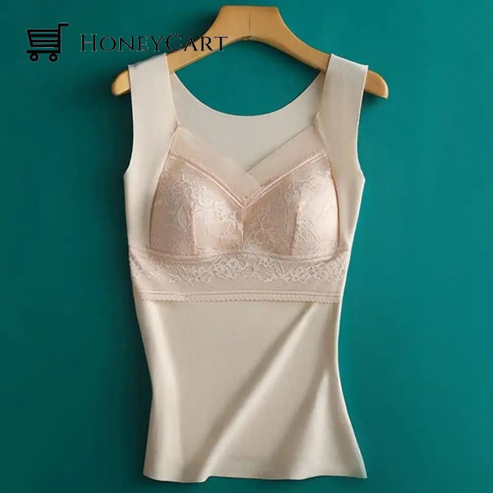 2 In 1 Built Bra Thermal Underwear Underwear