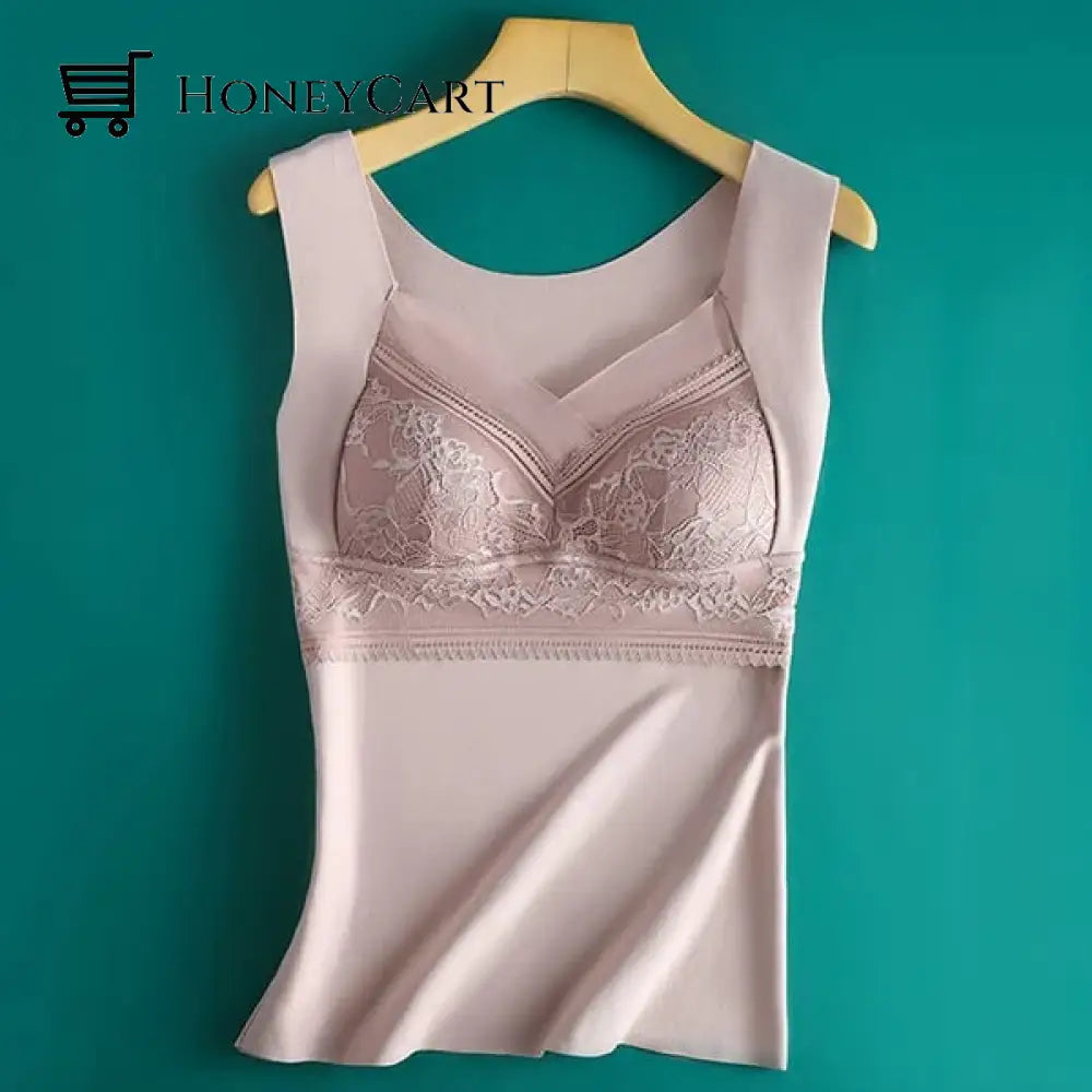 2 In 1 Built Bra Thermal Underwear Underwear
