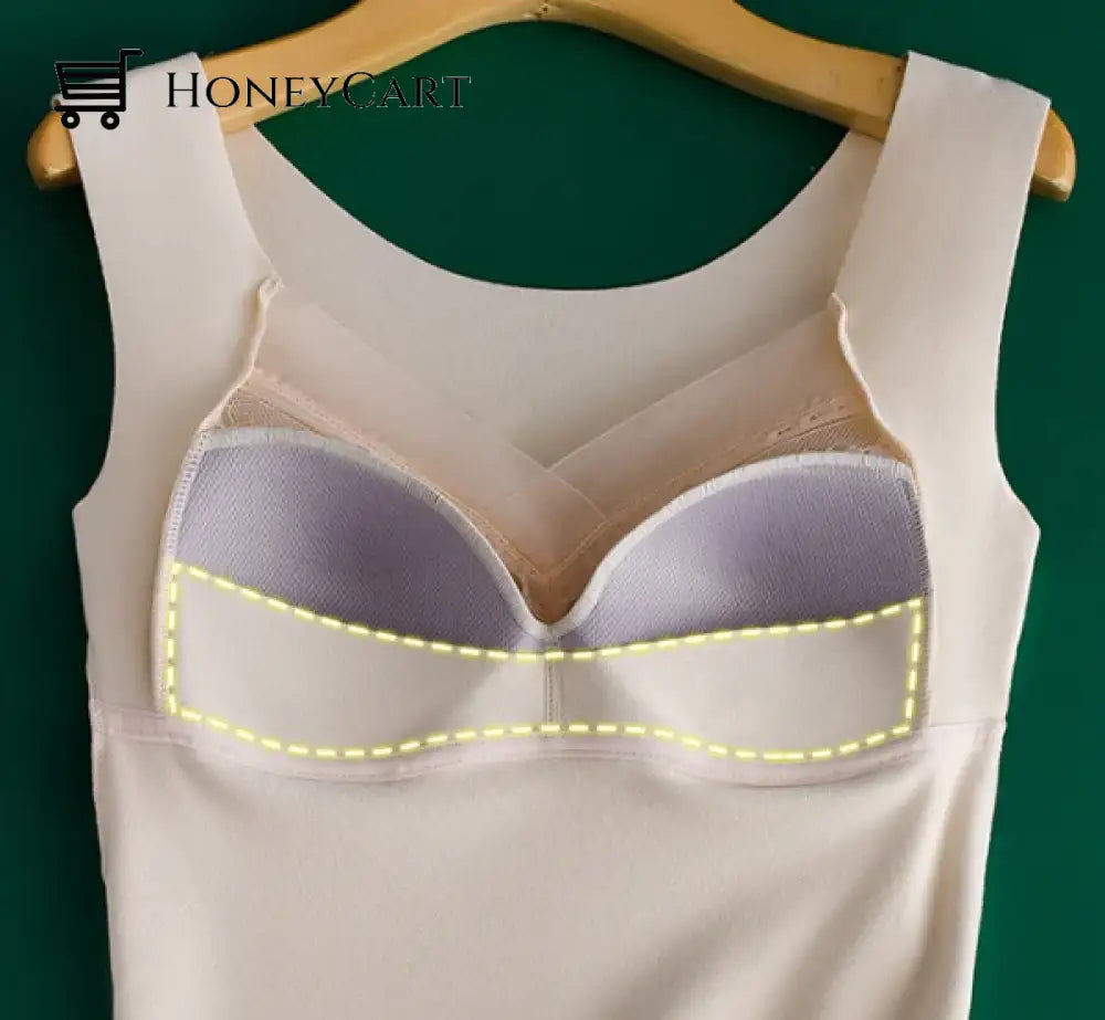 2 In 1 Built Bra Thermal Underwear Underwear