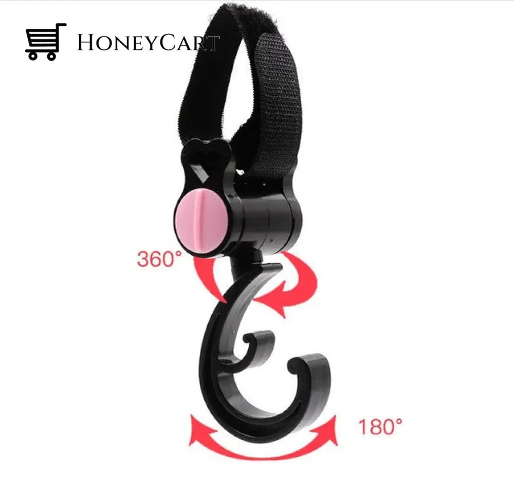 2 In 1 Cup Holder Baby Stroller Accessories 1Pc Hook