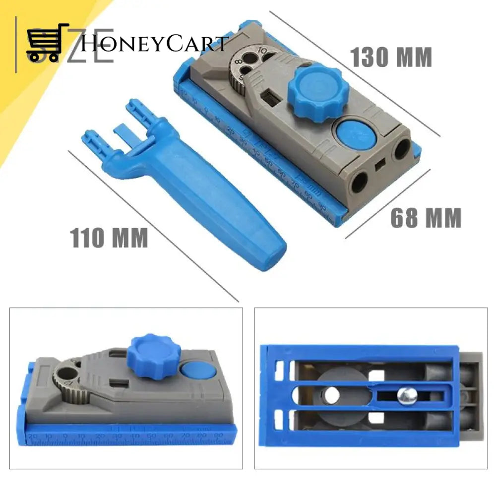 2 In 1 Woodworking Straight Hole And Diagonal Positioner Tools & Garden