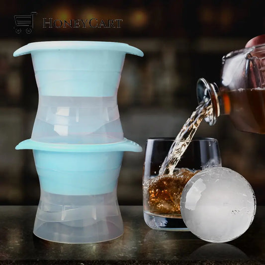 2 Pcs Whiskey Round Ice Cube Maker