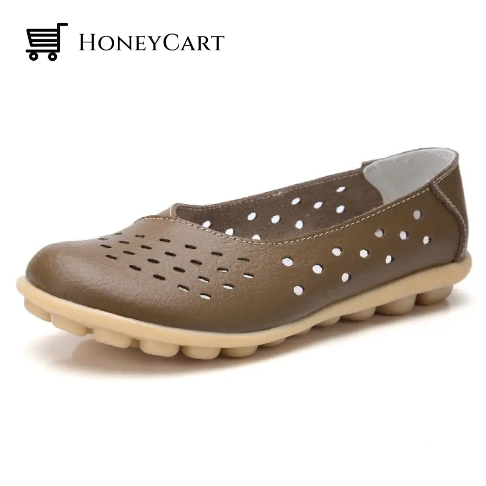 2022 Breathable Soft Loafer Khaki / Us 5.5/Eu 35/Uk 3 Tool