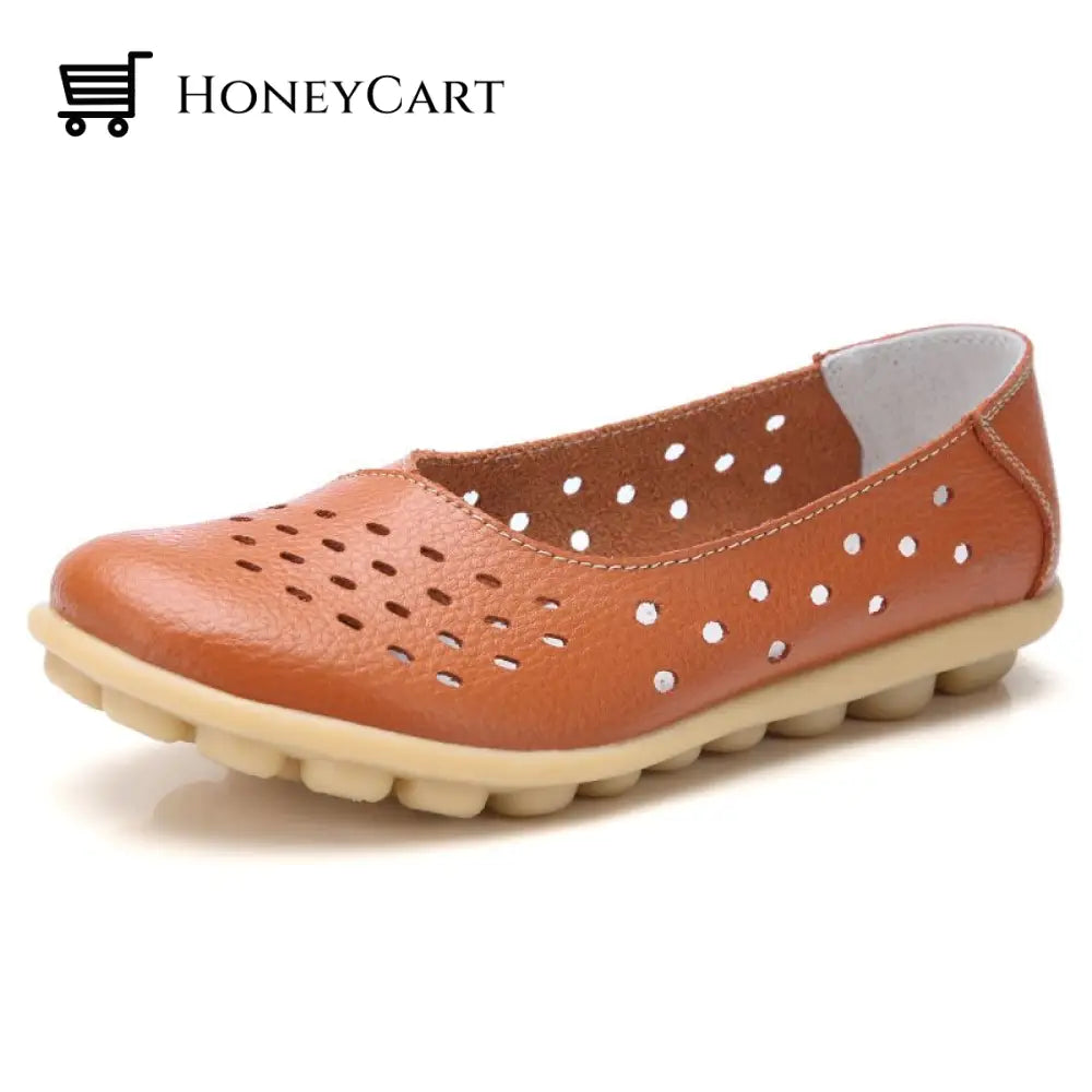 2022 Breathable Soft Loafer Orange / Us 5.5/Eu 35/Uk 3 Tool