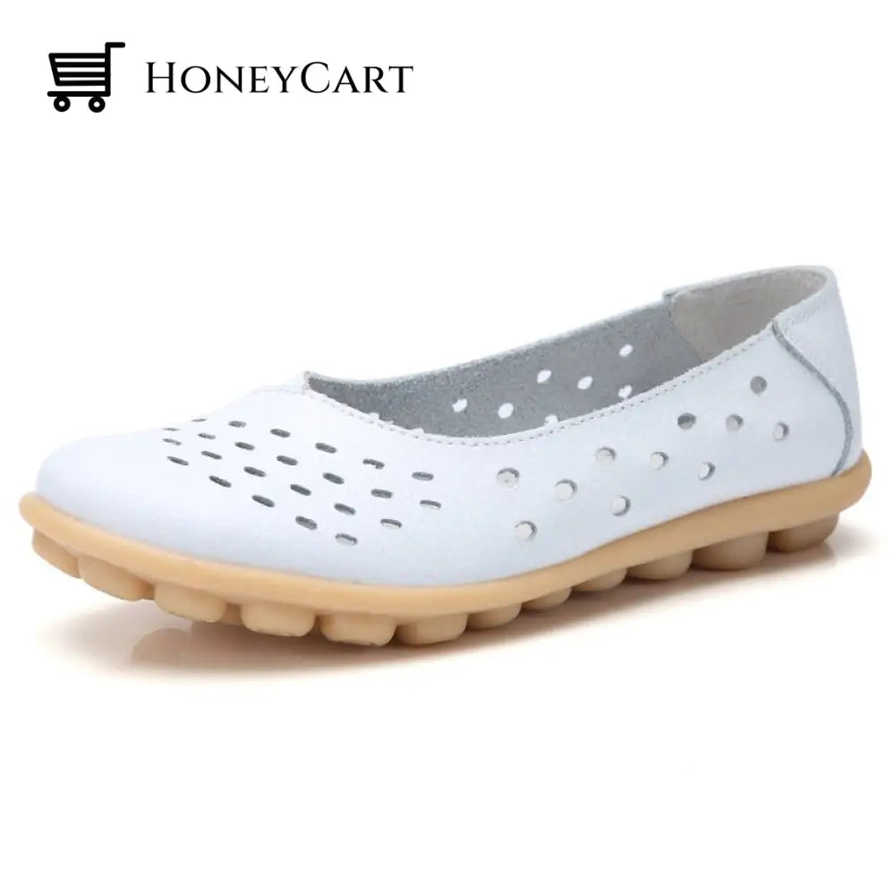 2022 Breathable Soft Loafer White / Us 5.5/Eu 35/Uk 3 Tool