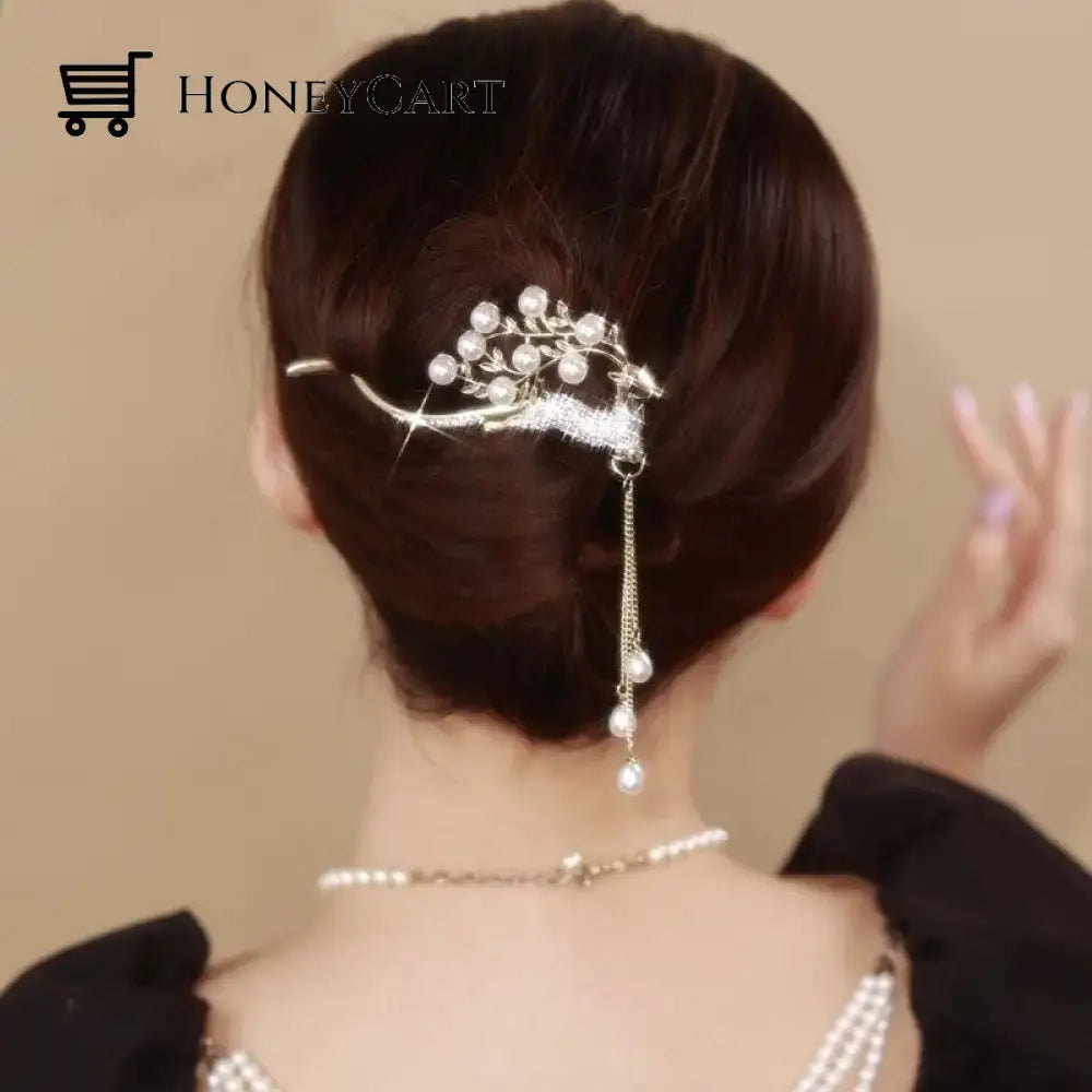 2022 New Arrival- Ins Style Elegant Hairpin (Buy 4 Get 10% Off) Plum Deer