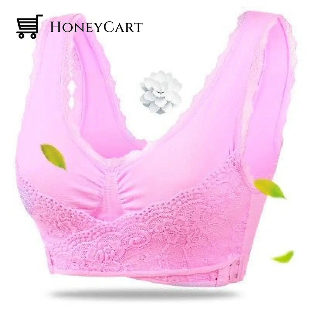 2022 New Comfortisse Push Up Bra Pink