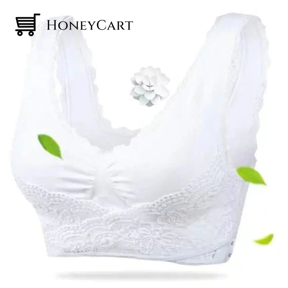 2022 New Comfortisse Push Up Bra White