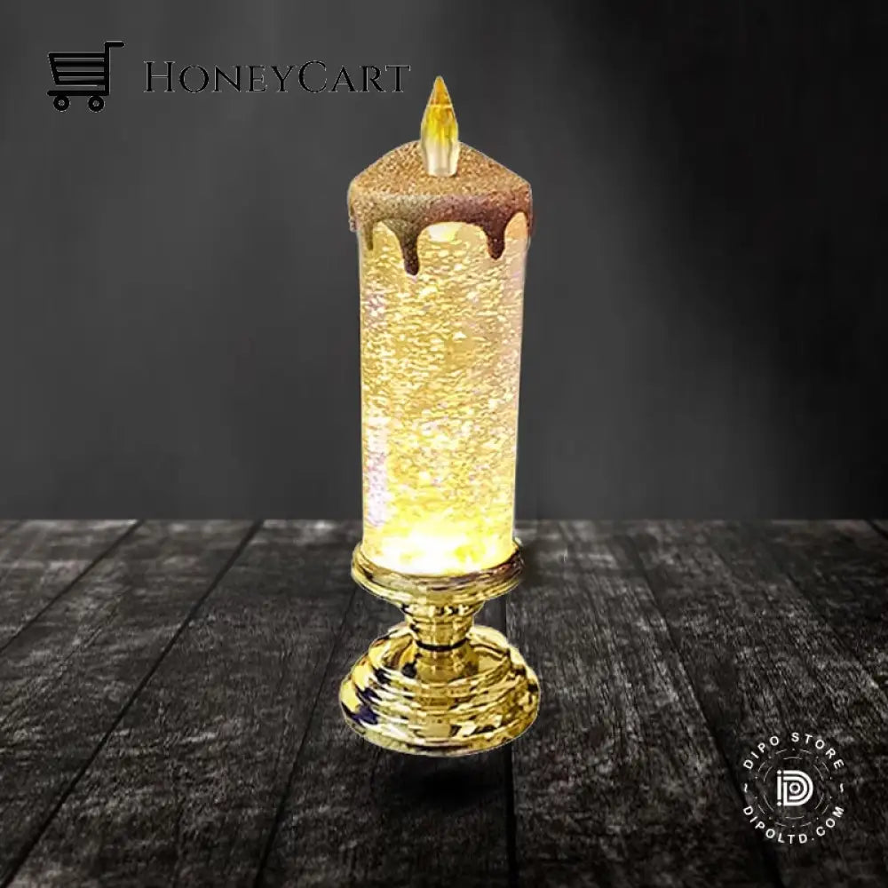 2023 - Hot Sale Crystal Led Electronic Candle Gold
