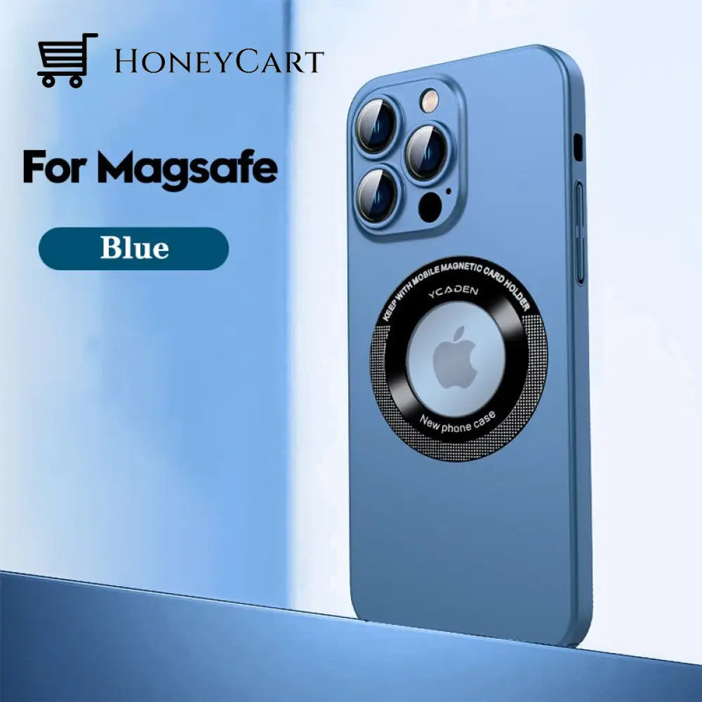 2023 New Magnetic Leakage Mark Dustproof Net Case Cover For Iphone 11 / Navy