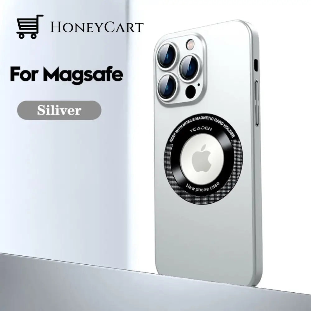 2023 New Magnetic Leakage Mark Dustproof Net Case Cover For Iphone 11 / Silver