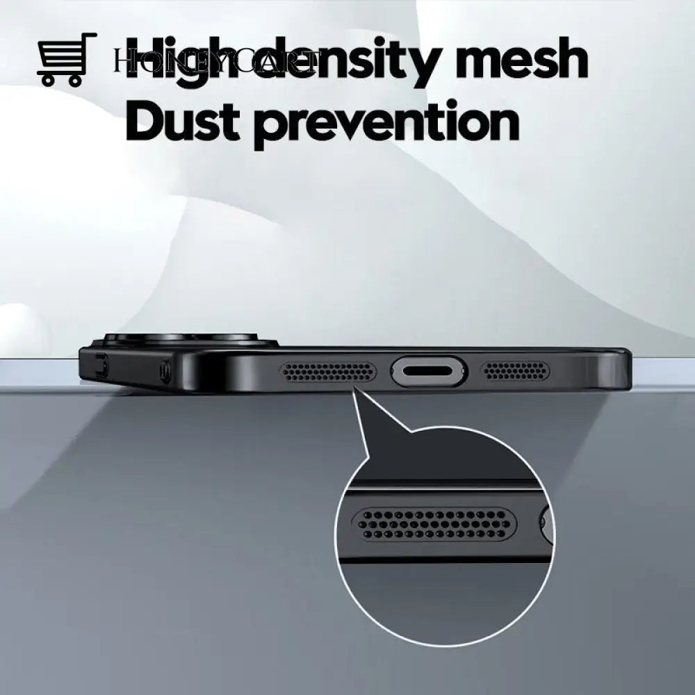 2023 New Magnetic Leakage Mark Dustproof Net Case Cover For Iphone