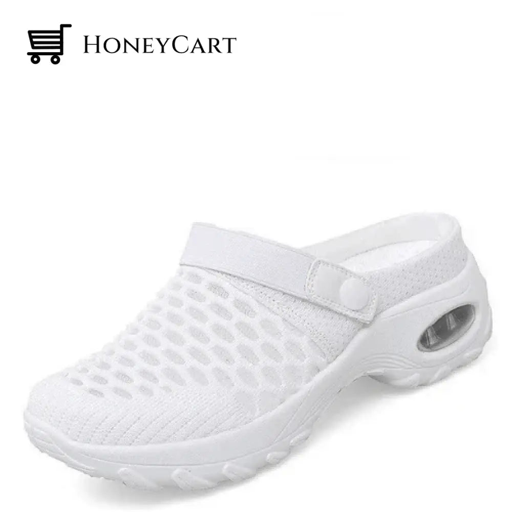 2023 New Women Shoes Casual Increase Cushion Sandals Non-Slip Platform Sandal For Breathable Mesh