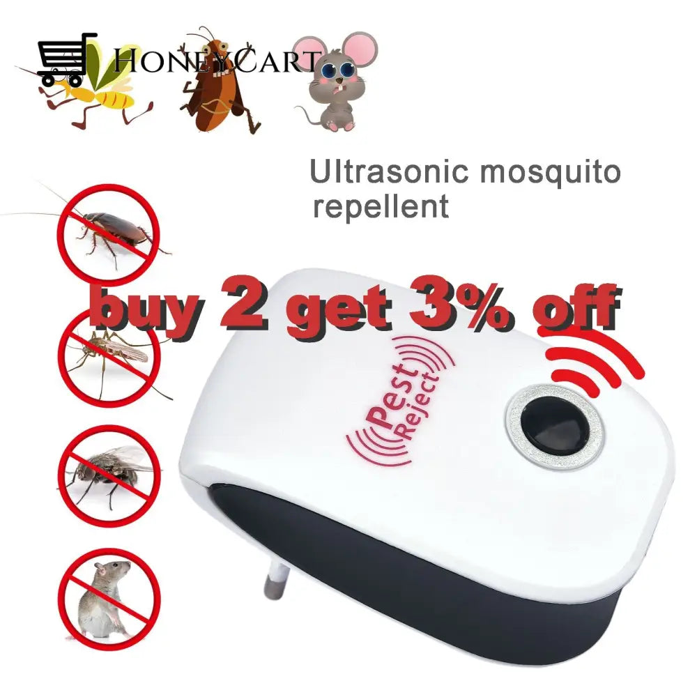 2023 Upgraded Electronic Pest Control Ultrasonic Repeller Device