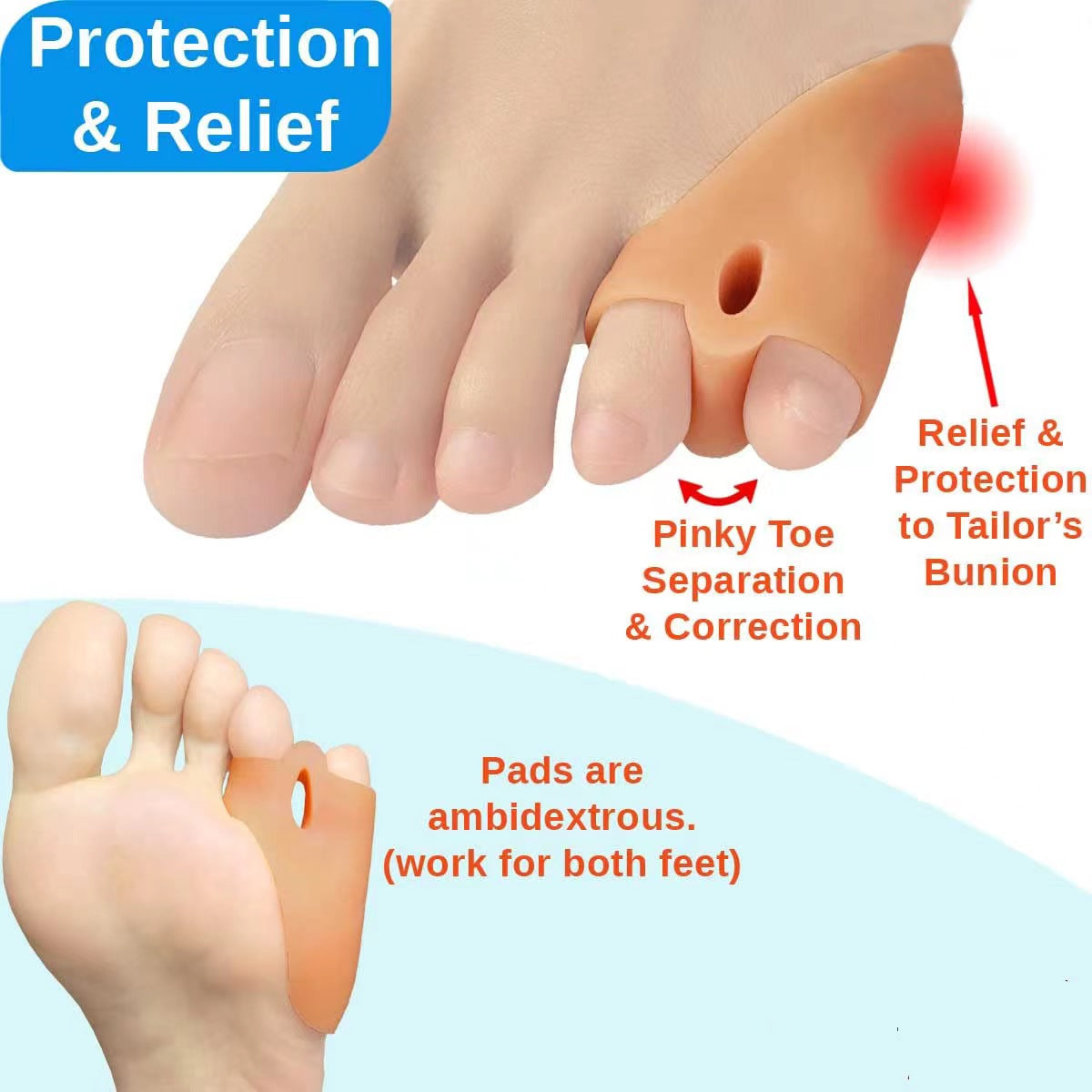 Tailor's Bunion Corrector Pads
