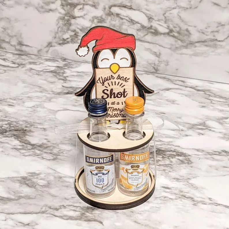 Christmas Mini Wine Bottle Holder