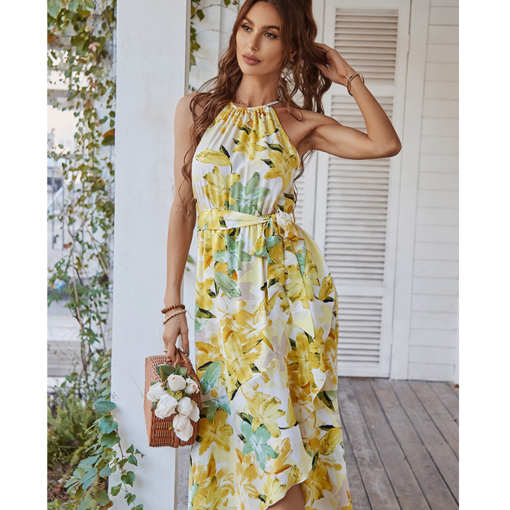 Floral Sleeveless Summer Dress