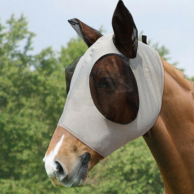 Anti-Fly Mesh Equine Mask for Horse