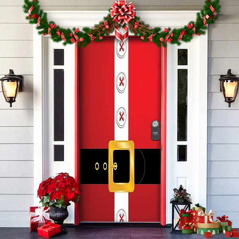Nightmare Before Christmas Outdoor Decorations Props Christmas Elves Door Cover