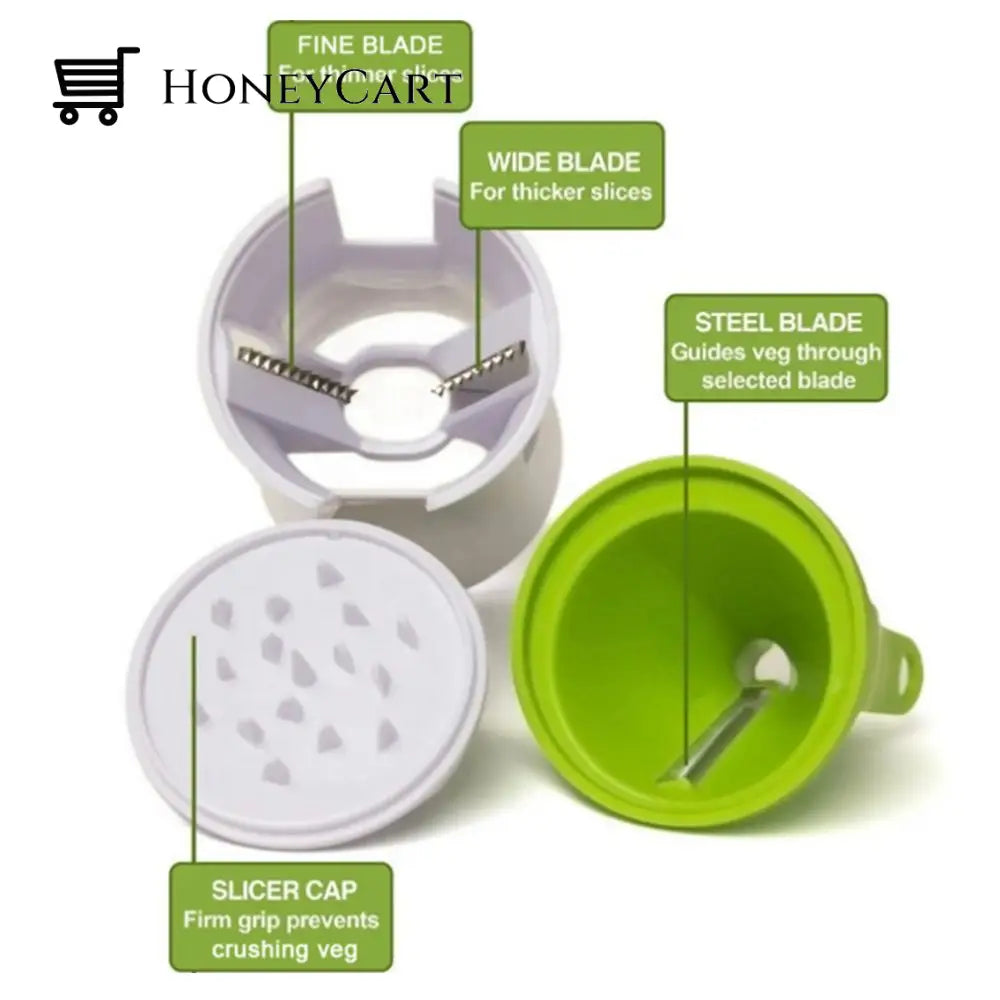 2Pcs Vegetable Spiralizer Slicer