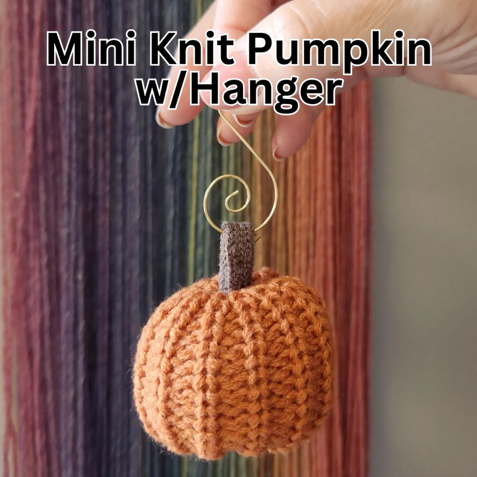 🍁 Knit Pumpkins Set of 3