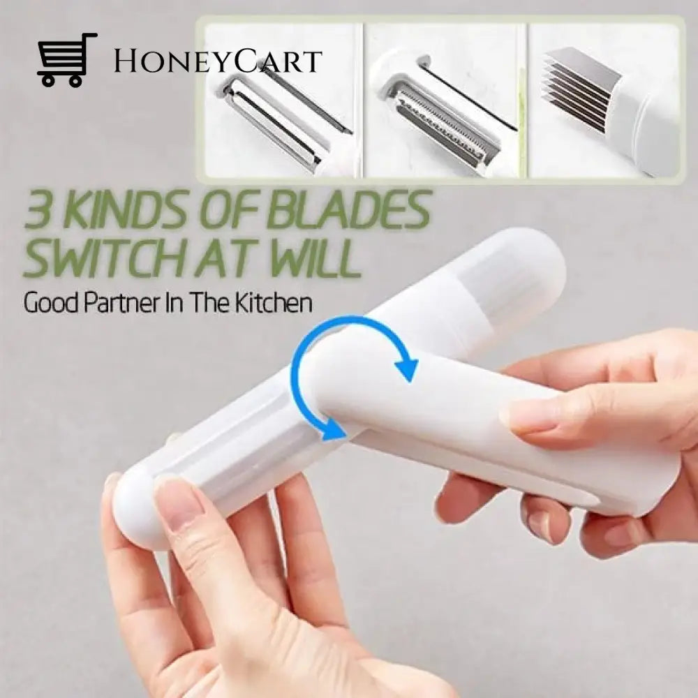 3 In 1 Multifunctional Rotary Paring Knife Pcs Tool
