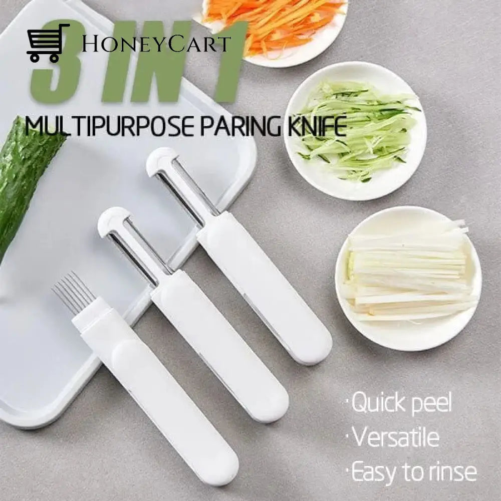 3 In 1 Multifunctional Rotary Paring Knife Tool
