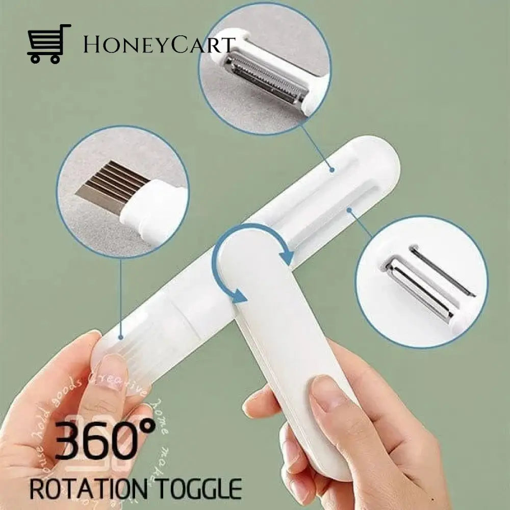 3 In 1 Multifunctional Rotary Paring Knife Tool