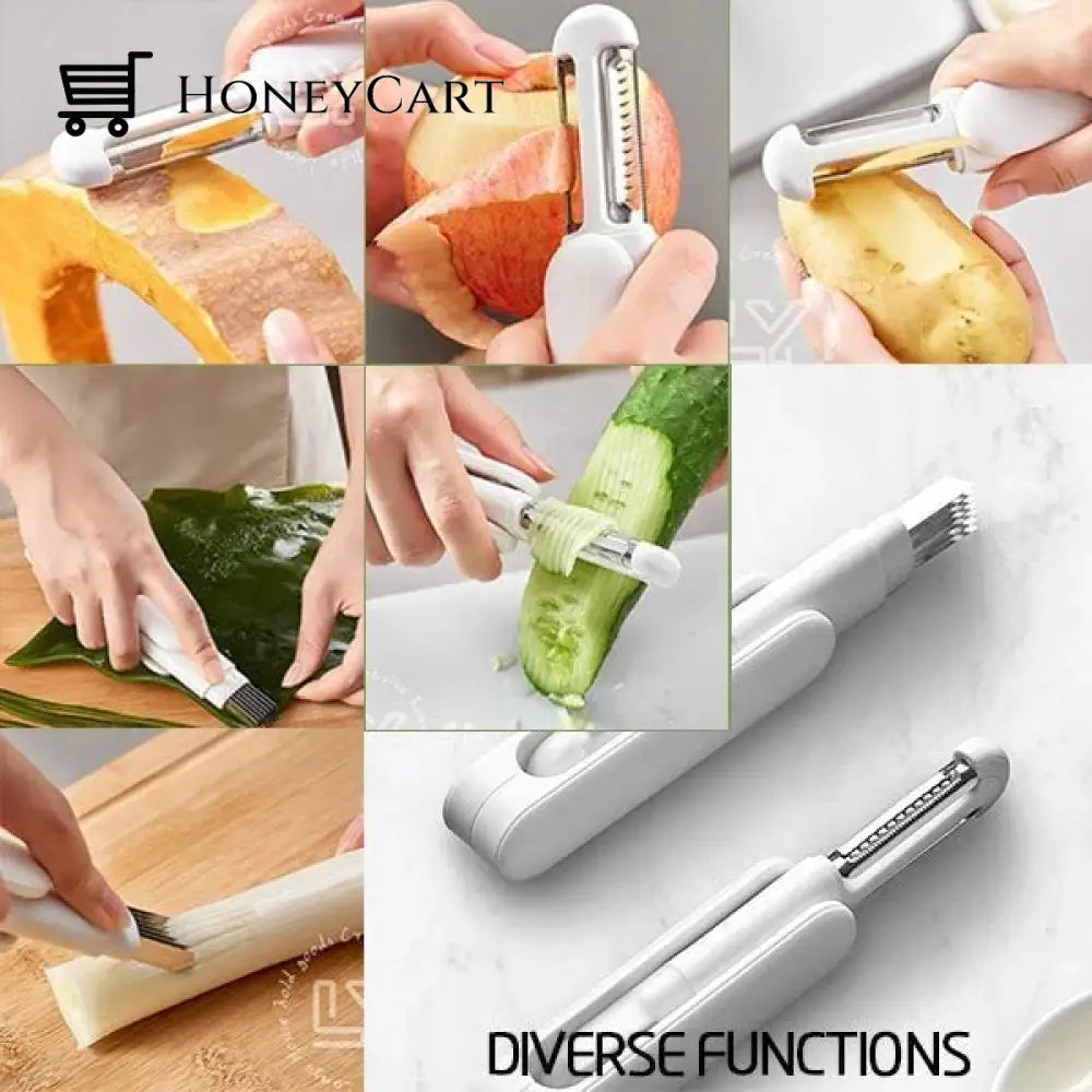 3 In 1 Multifunctional Rotary Paring Knife Tool