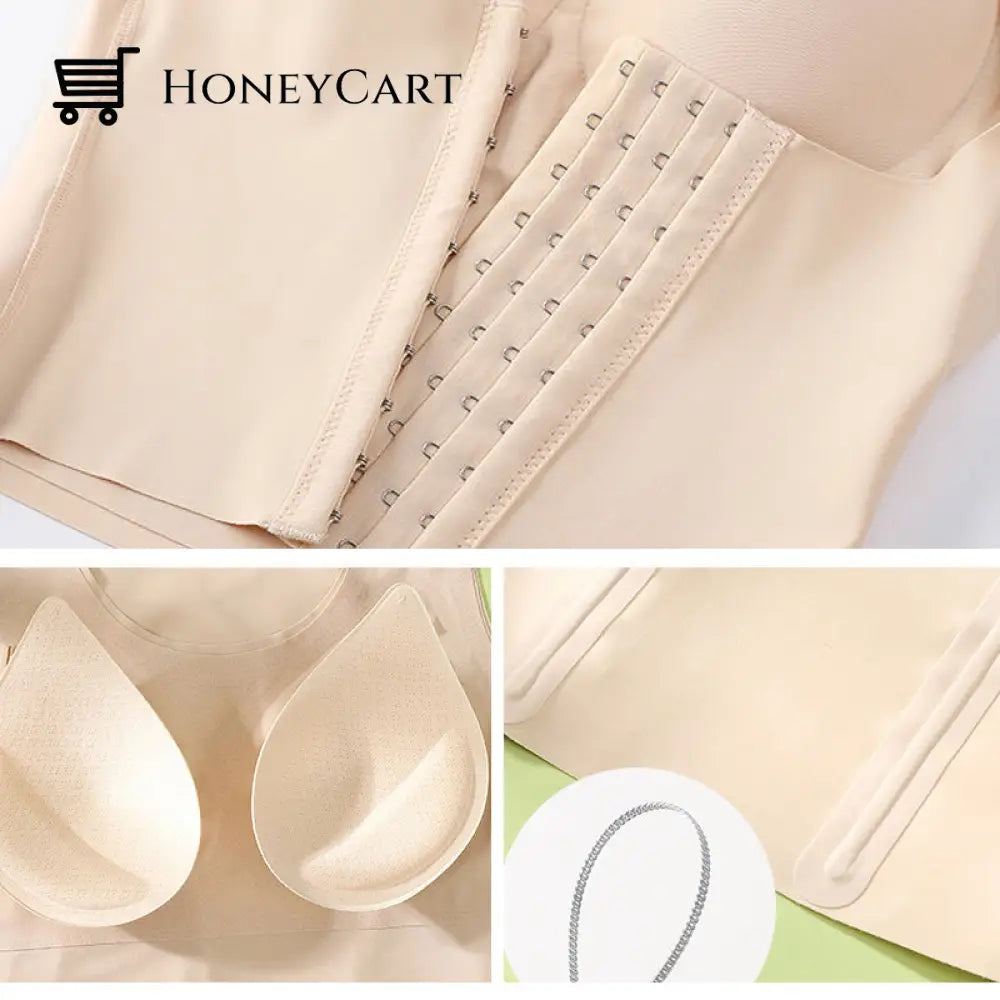 3-In-1 Waist-Breasted Bra