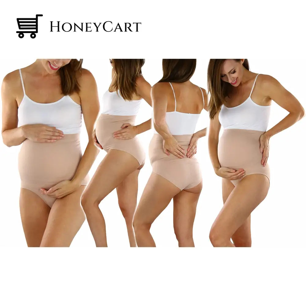 3-Pack: Tobeinstyle Womens High Waist Over The Bump Maternity Underwear Swimwear & Lingerie