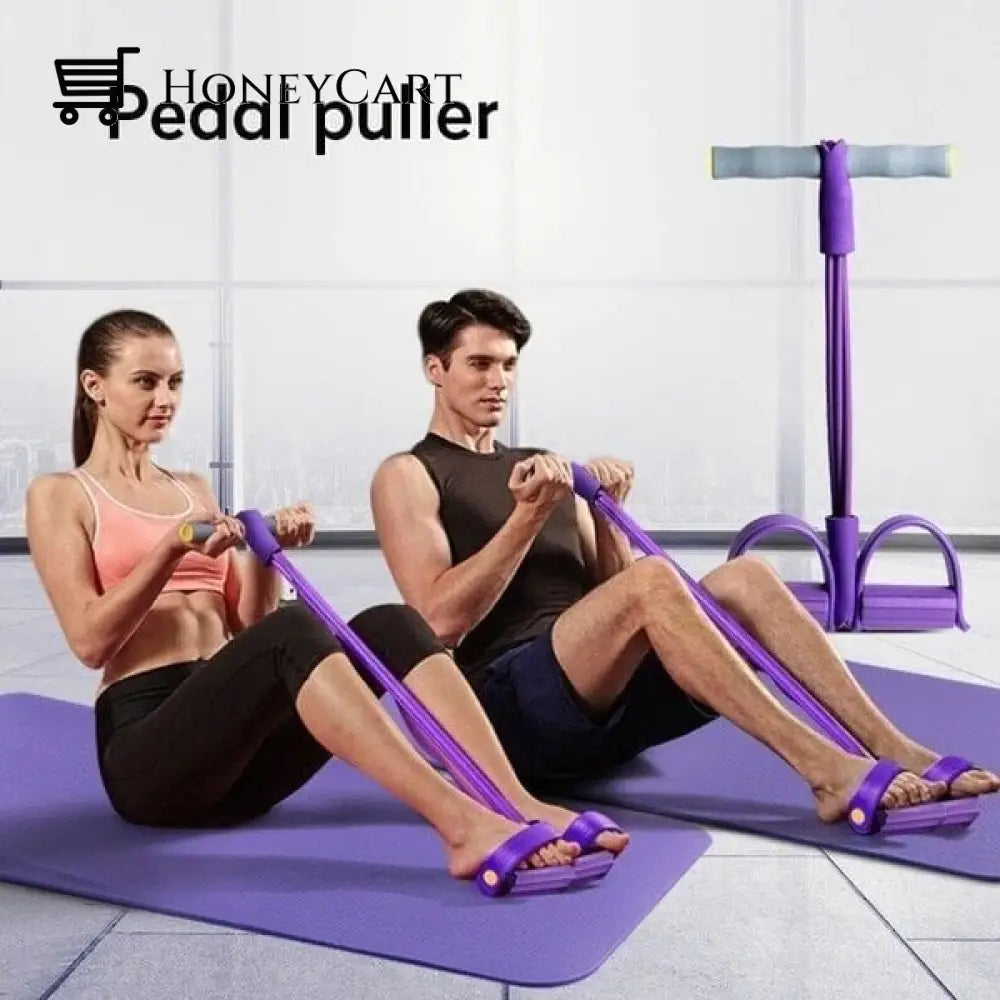 32 Fitness Resistance Bands-4 Tube Pedal Ankle Puller