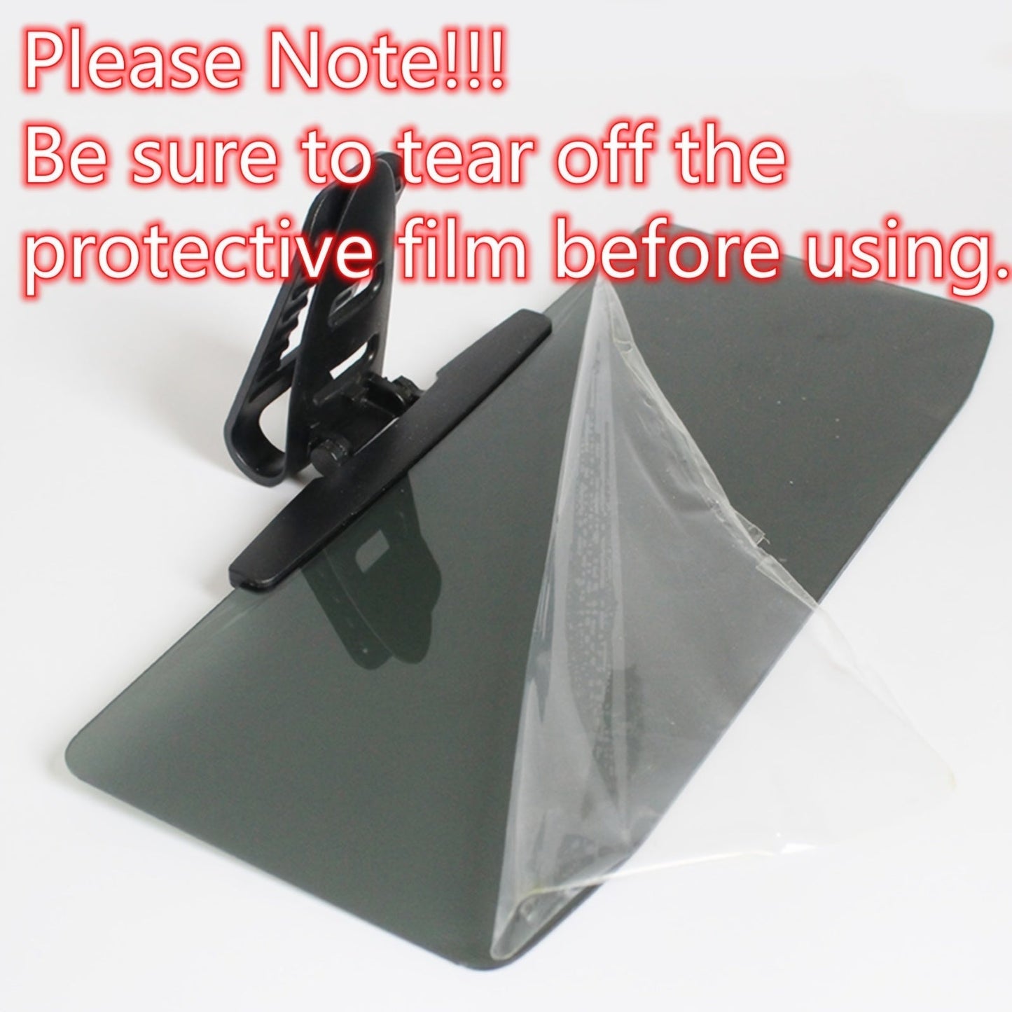Sun Visor For Car, Universal Anti-Glare Polarized Car Visor Extension Sun Blocker, Protects From Stray Light, Snow Blindness And UV Rays