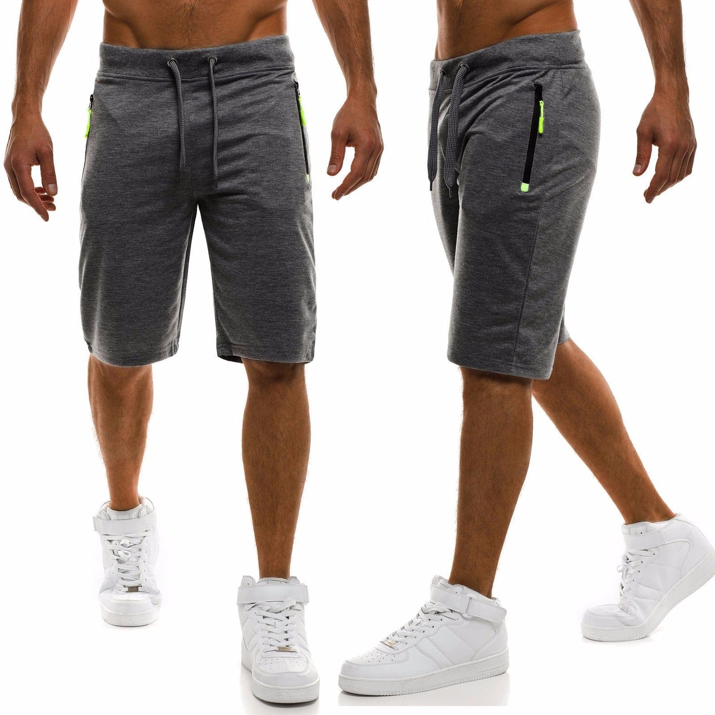 Tether Zipper Camouflage Shorts